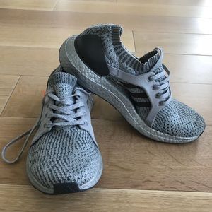 Women Adidas Ultraboost X  in metallic silver US 7